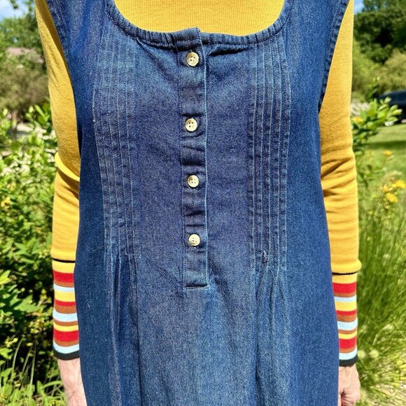 Lush Ribbed T-Shirt Top Women’s Size S Mustard Yellow Striped Cuffs Scoop Neck - Picture 2 of 16